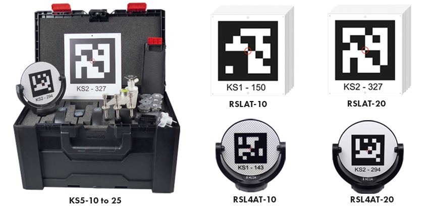 ApriTags RSL4AT and RSLAT-10 to -20 into the suitcase set KS5
