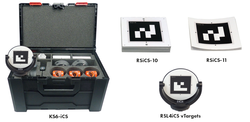 RS suitcase set KS6 with iCS vTargets